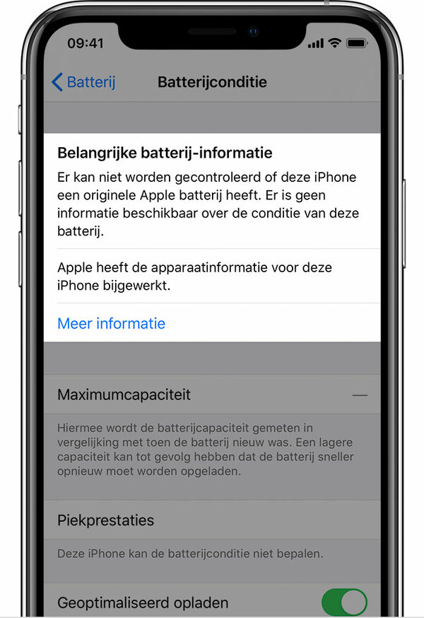Interactie Herinnering varkensvlees BLOG - iPhone accu melding oplossing - iPhone reparatie - Deventer