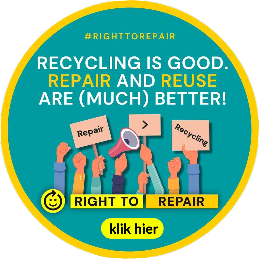 Right to repair - Europa wetgeving - persbericht