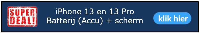 iPhone 13 en 13 Pro superdeal